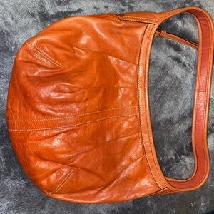 Coach Ergo Terracotta Pleated Hobo Shoulder Bag